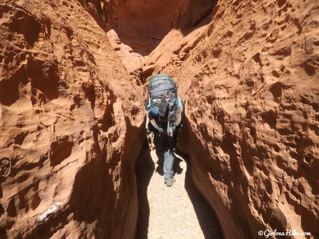 Backpacking Little Death Hollow/Wolverine Loop, Escalante, Utah,