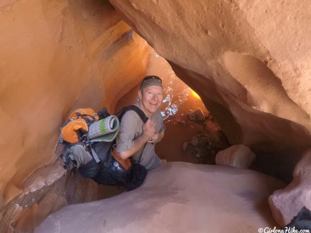 Backpacking Little Death Hollow/Wolverine Loop, Escalante, Utah,