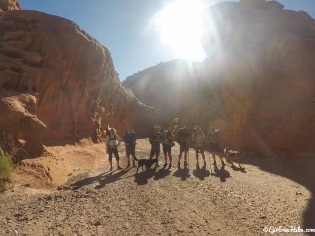 Backpacking Little Death Hollow/Wolverine Loop, Escalante, Utah,