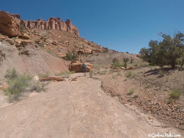 Backpacking Little Death Hollow/Wolverine Loop, Escalante, Utah,