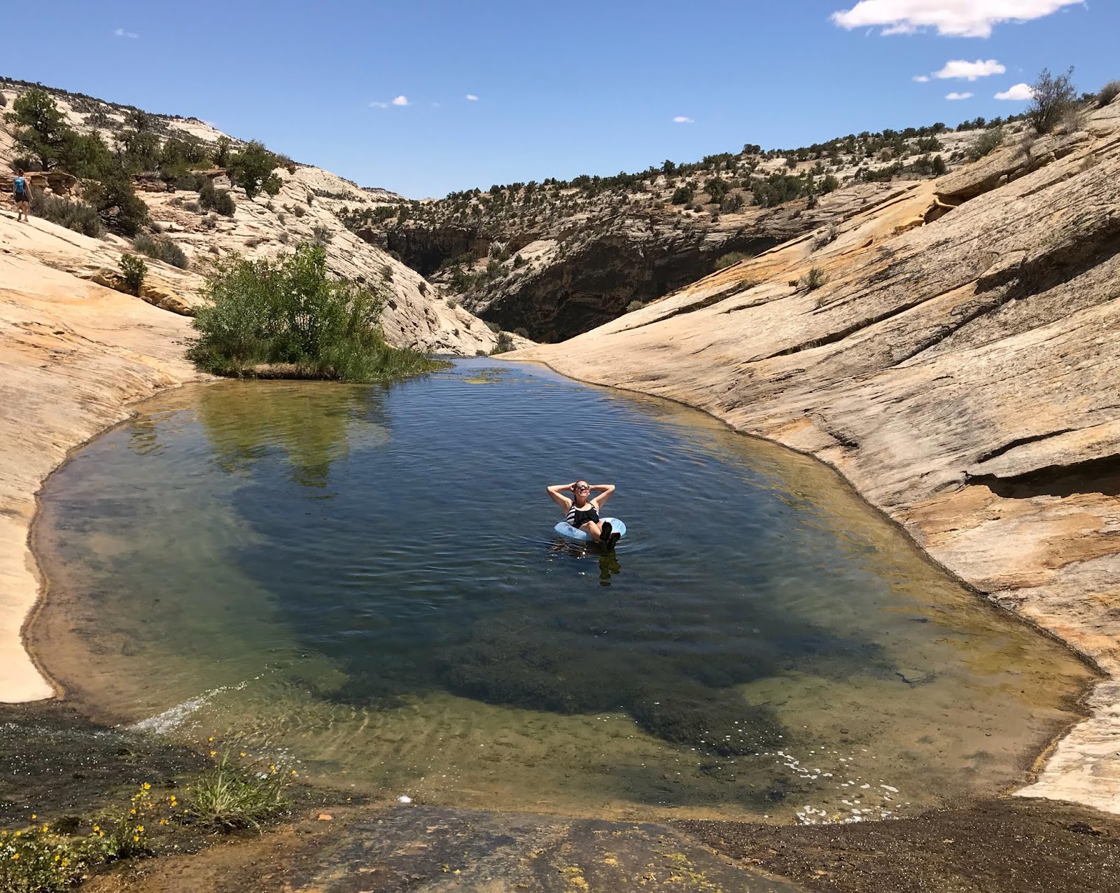 Hiking to Upper Calf Creek Falls