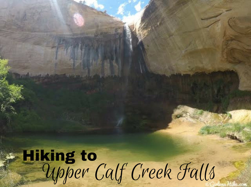 Hiking to Upper Calf Creek Falls, Escalante, Utah