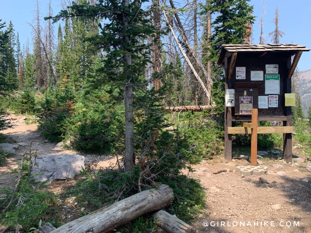 Hiking to Ruth Lake, Uintas