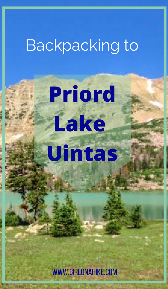 Backpacking to Priord Lake, Uintas