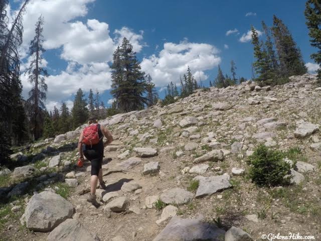 Hiking to Ruth Lake, Uintas