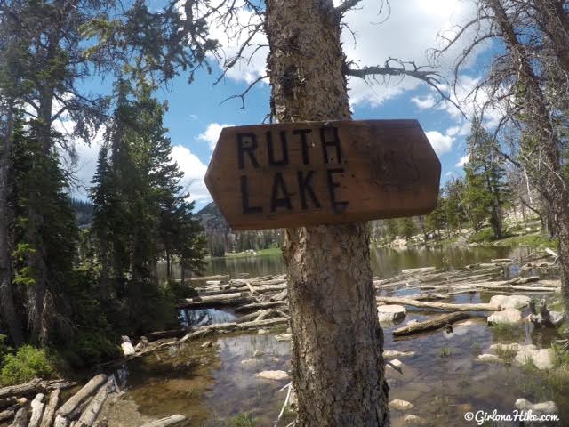 Hiking to Ruth Lake, Uintas