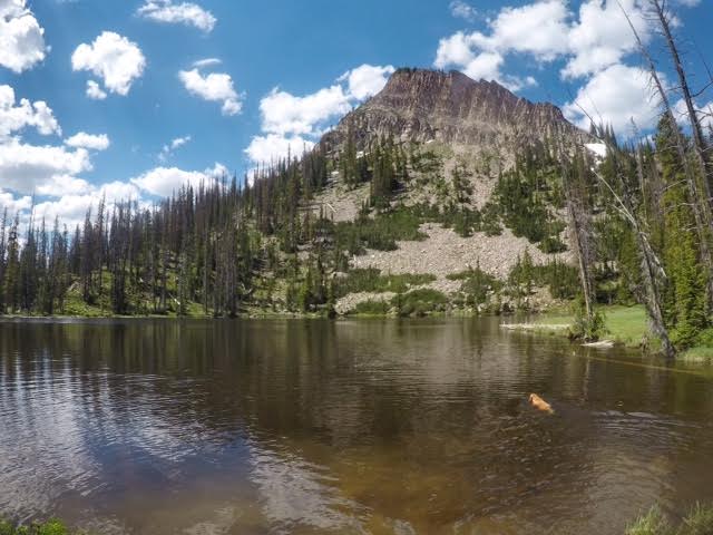 Hiking to Bourbon Lake via the Whiskey Trail, Uintas