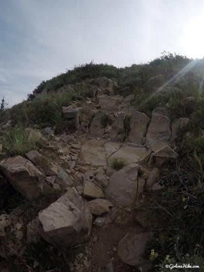 Hiking to Provo Peak