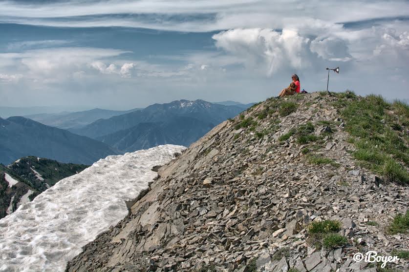 Hiking to Provo Peak