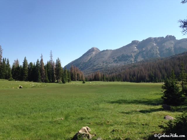 Backpacking to Priord Lake, Uintas