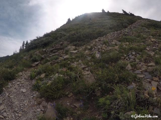 Hiking to Provo Peak