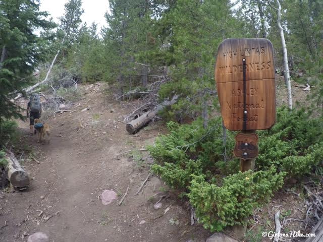 Backpacking to Farmer's Lake,Timothy Lakes Basin, Uintas