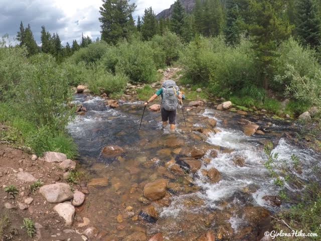 Backpacking to Farmer's Lake,Timothy Lakes Basin, Uintas