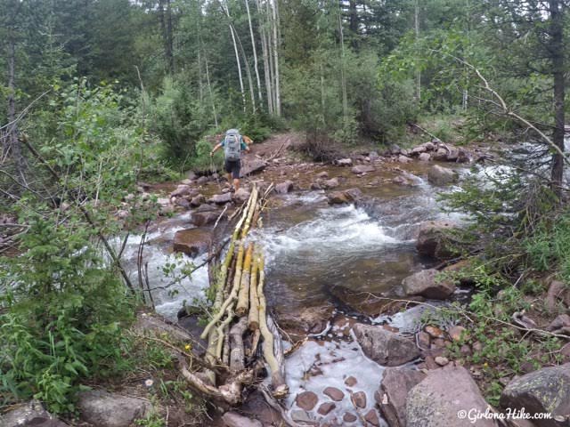 Backpacking to Farmer's Lake,Timothy Lakes Basin, Uintas