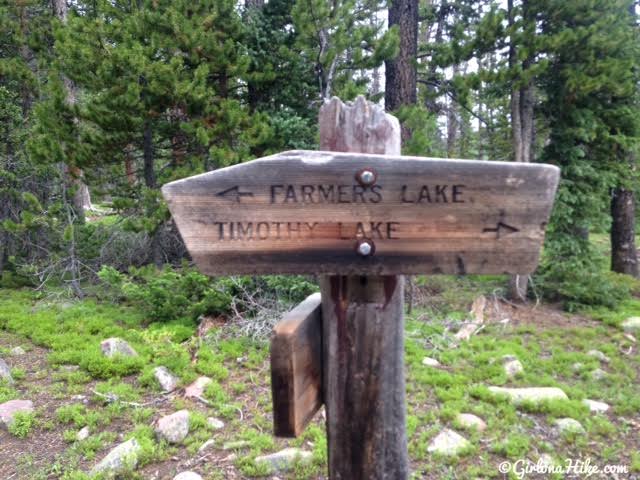 Backpacking to Farmer's Lake,Timothy Lakes Basin, Uintas