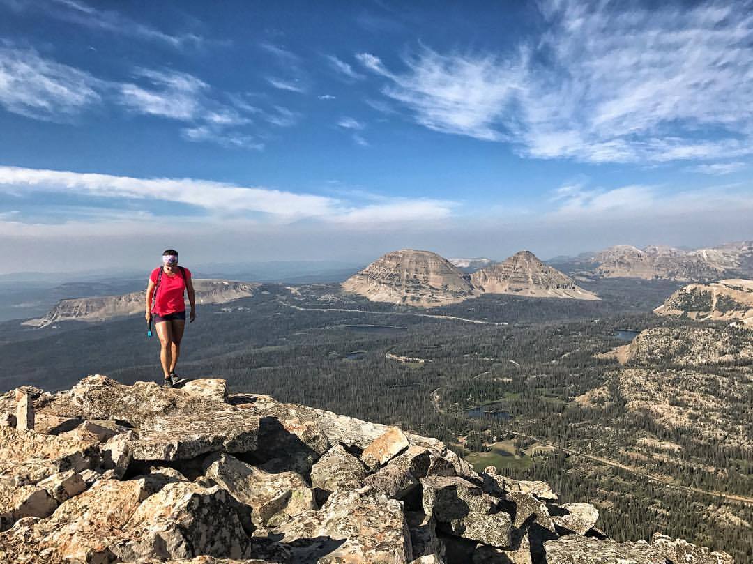 Hiking to Hayden Peak, Uintas