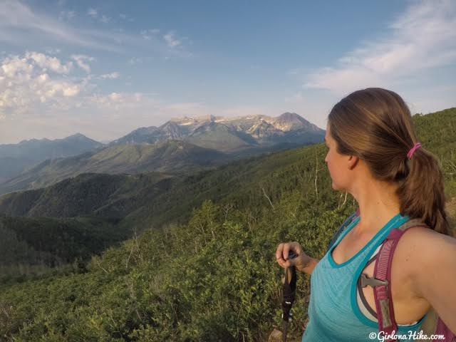 Hiking to Mill Canyon Peak, American Fork Canyon