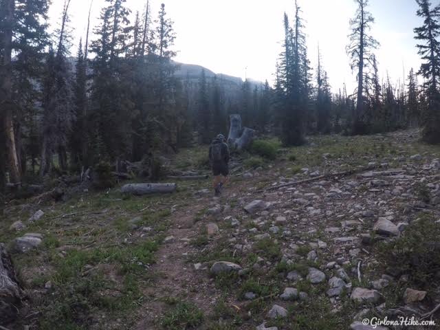 Hiking to Hayden Peak, Uintas