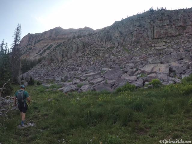 Hiking to Hayden Peak, Uintas