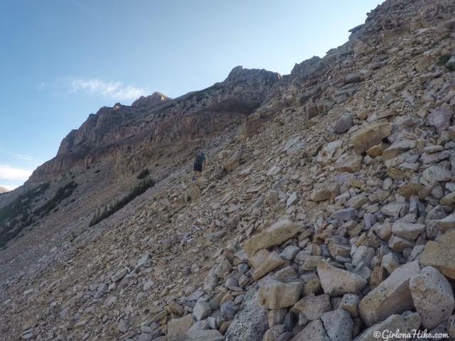 Hiking to Hayden Peak, Uintas