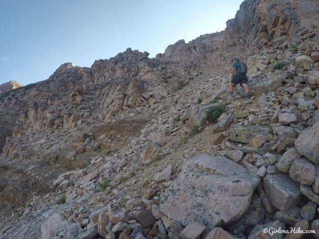 Hiking to Hayden Peak, Uintas