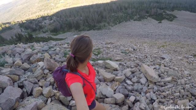 Hiking to Hayden Peak, Uintas