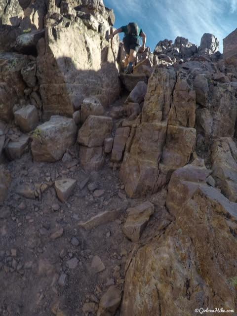 Hiking to Hayden Peak, Uintas