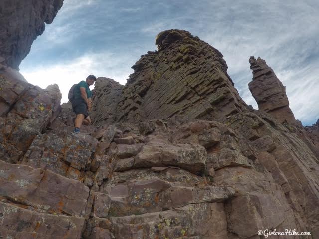 Hiking to Hayden Peak, Uintas