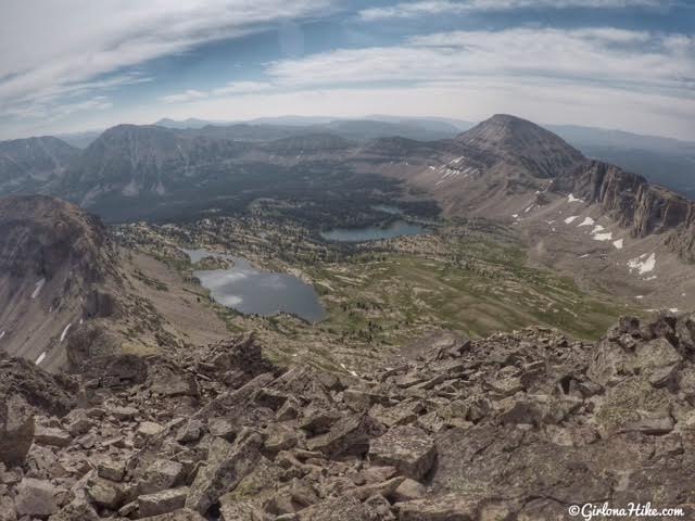 Hiking to Hayden Peak, Uintas