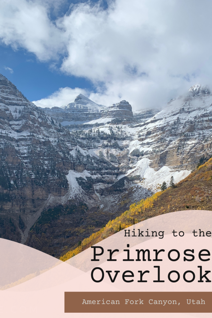 Hiking to the Primrose Overlook, American Fork Canyon