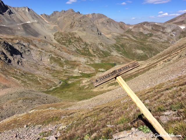 Hiking to Handies Peak, Colorado