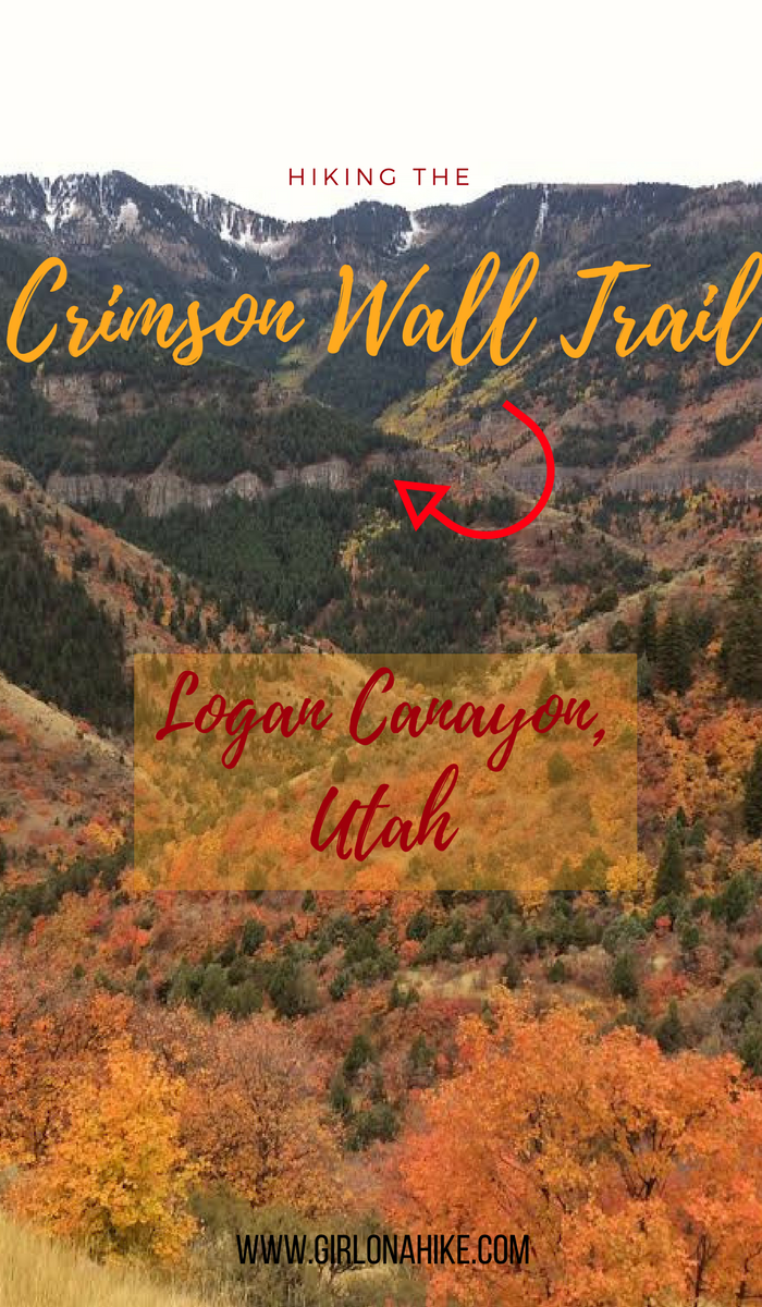 Hiking the Crimson Wall Trail, Logan Canyon