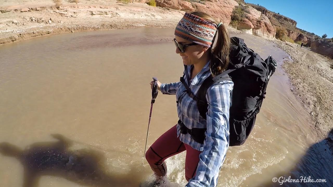 Backpacking Buckskin Gulch - Wire Pass to White House, Backpacking Buckskin Gulch with Dogs, Waymark Gear Co ultralight pack