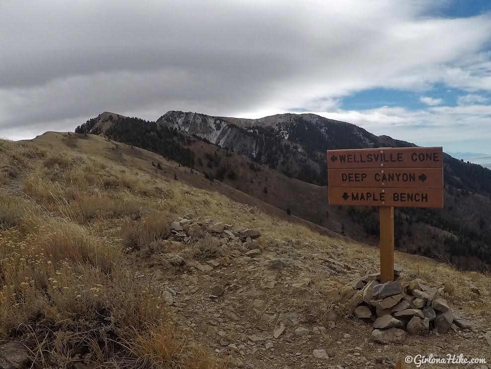 Hiking to the Wellsville Cone, Wellsville Mountains, Utah