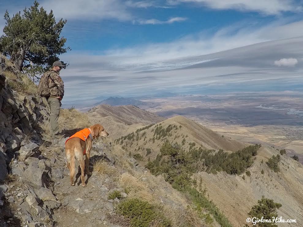 Hiking to the Wellsville Cone, Wellsville Mountains, Utah