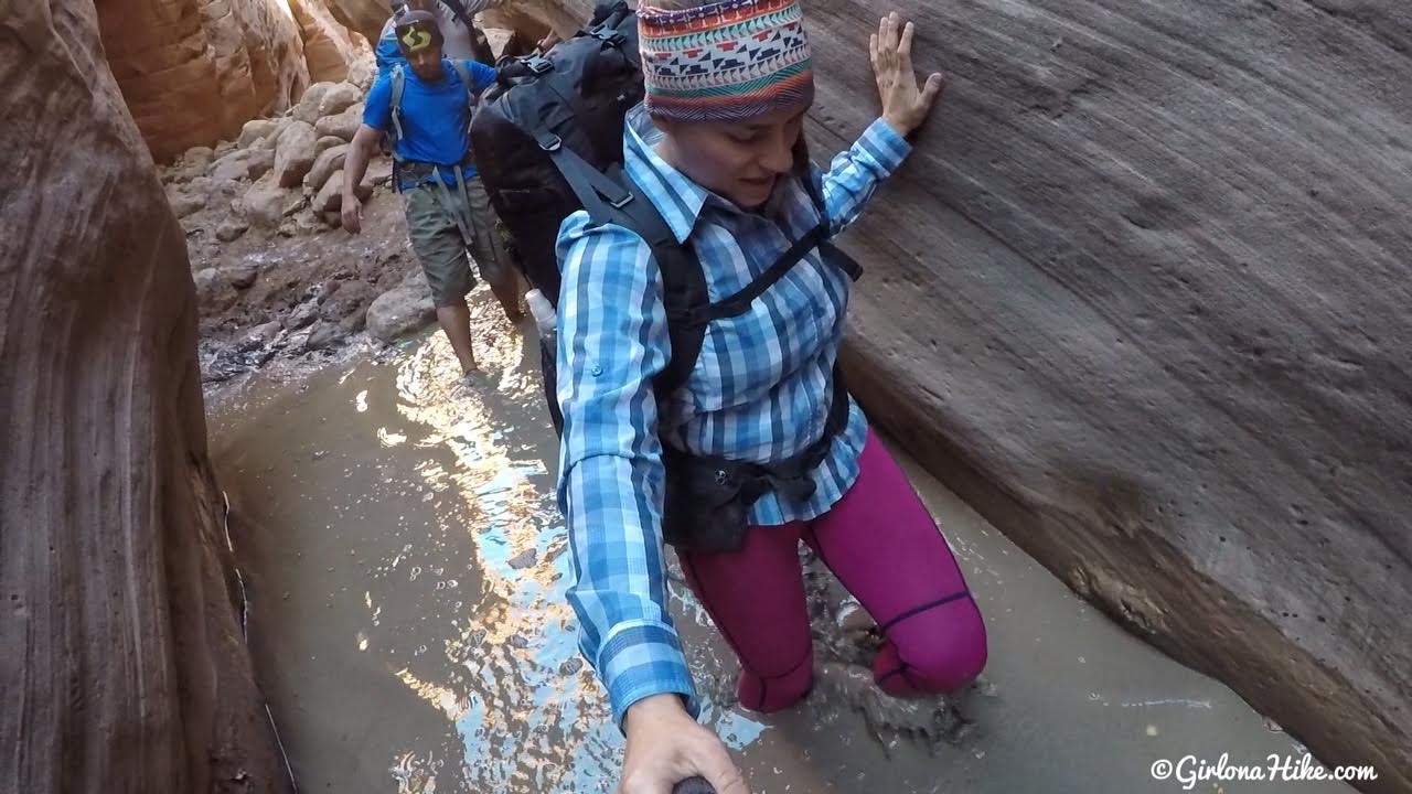 Backpacking Buckskin Gulch - Wire Pass to White House, Backpacking Buckskin Gulch with Dogs