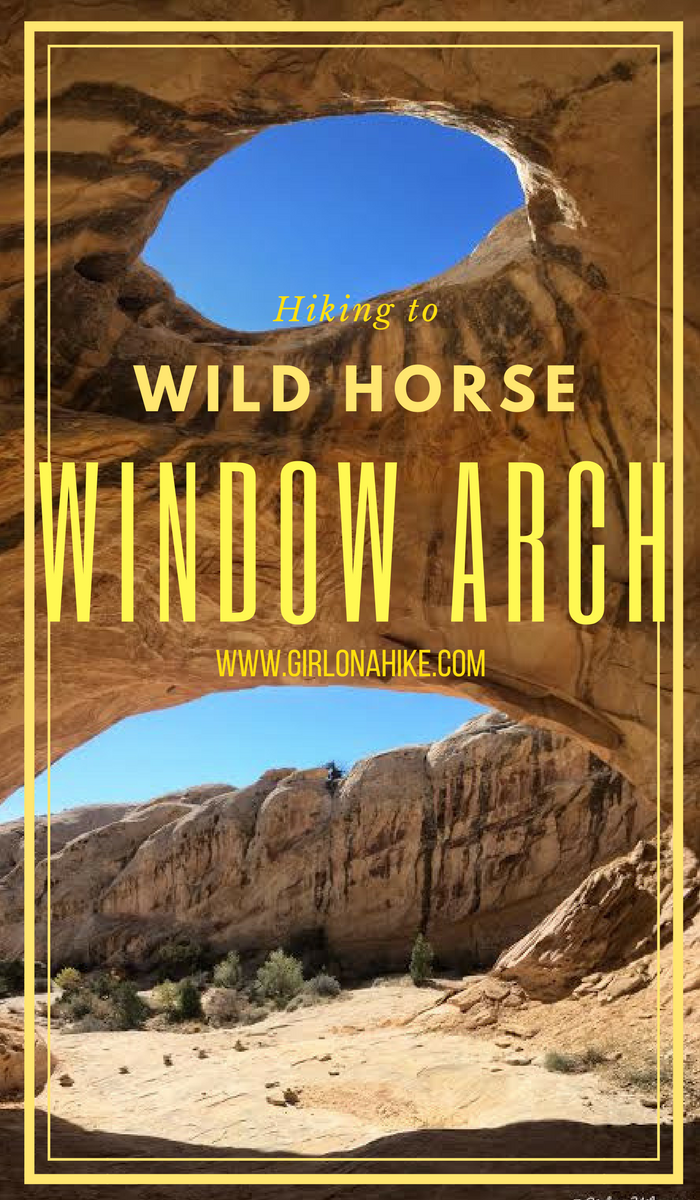 Hiking to Wild Horse Window Arch, San Rafael Swell, Uta
