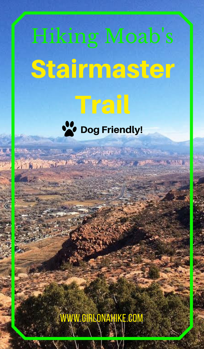 Hiking the Stair Master Trail, Moab, Hiking in Moab with Dogs