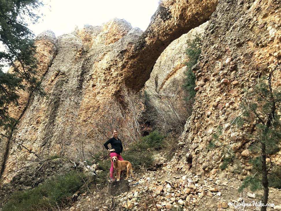 Hiking the Maple Canyon Arch Loop Trail