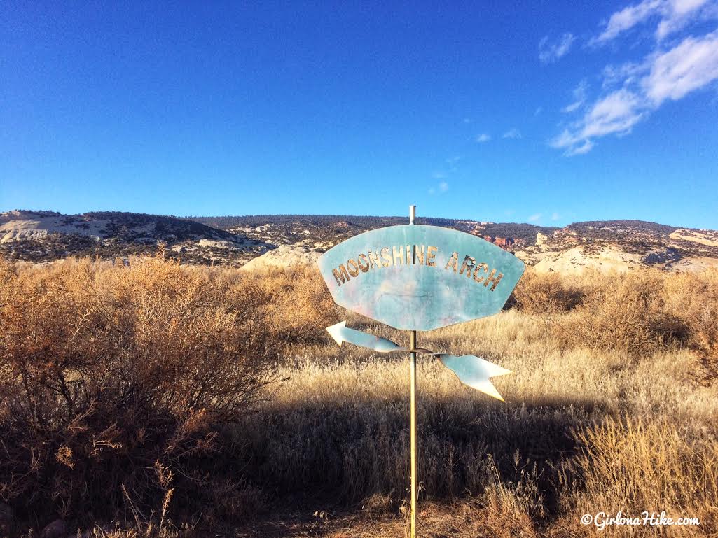 Hiking to Moonshine Arch, Vernal, Utah, Hiking in Utah with Dogs