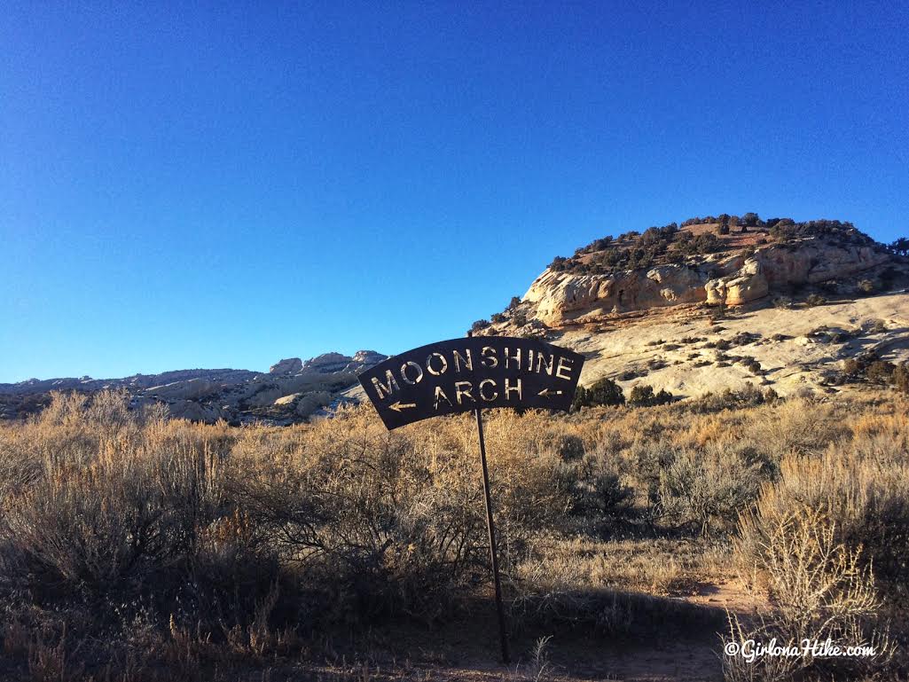 Hiking to Moonshine Arch, Vernal, Utah, Hiking in Utah with Dogs