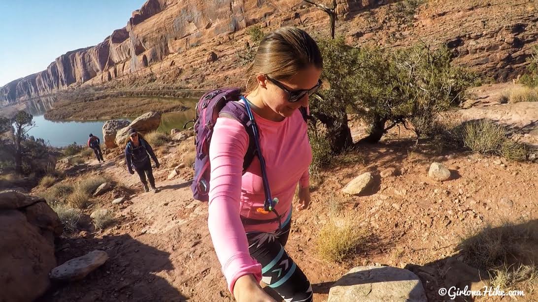 Hiking the Stair Master Trail, Moab, Hiking in Moab with Dogs