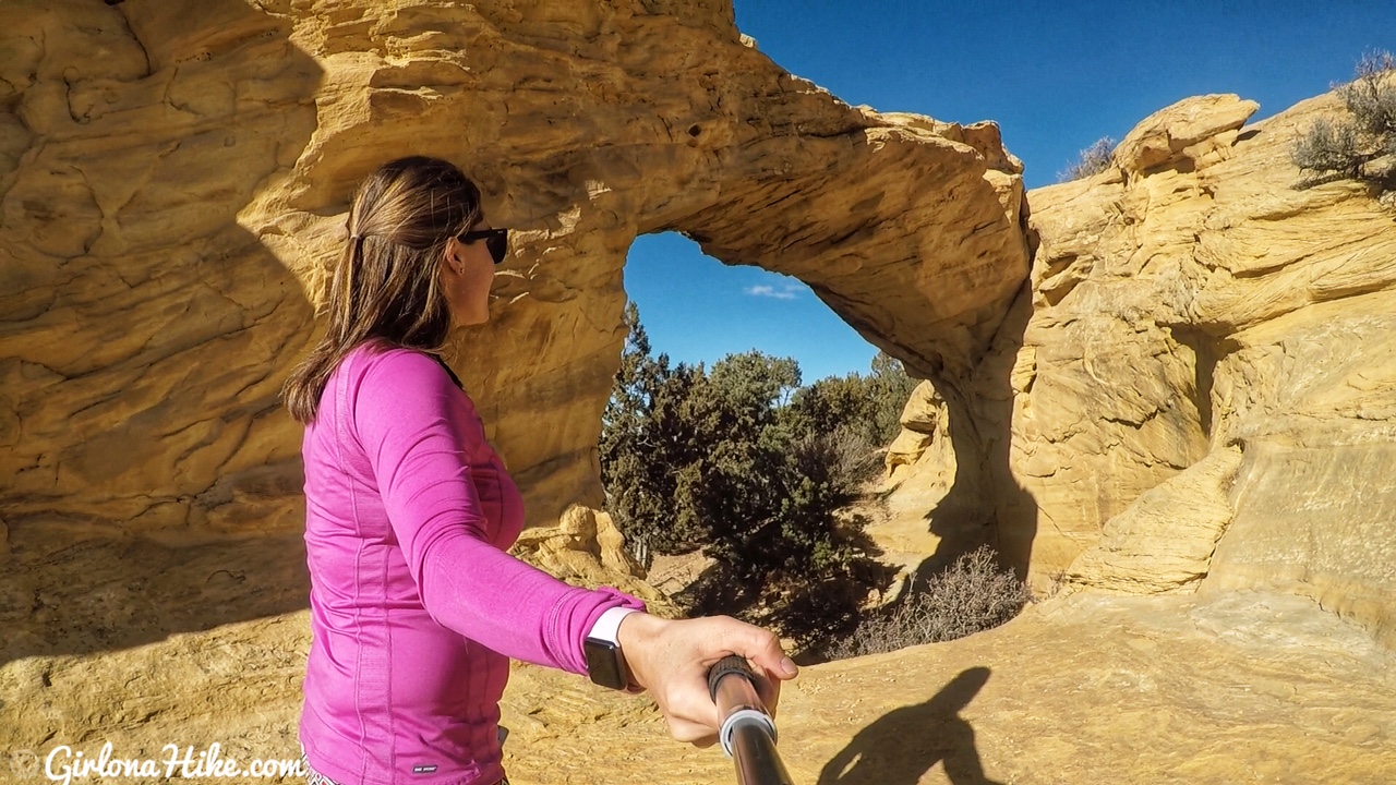 Exploring Dutchman Arch & the Head of Sinbad Pictographs