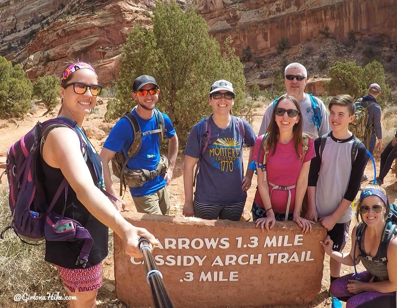 Hiking to Cassidy Arch & the Frying Pan Trail, Capitol Reef National Park