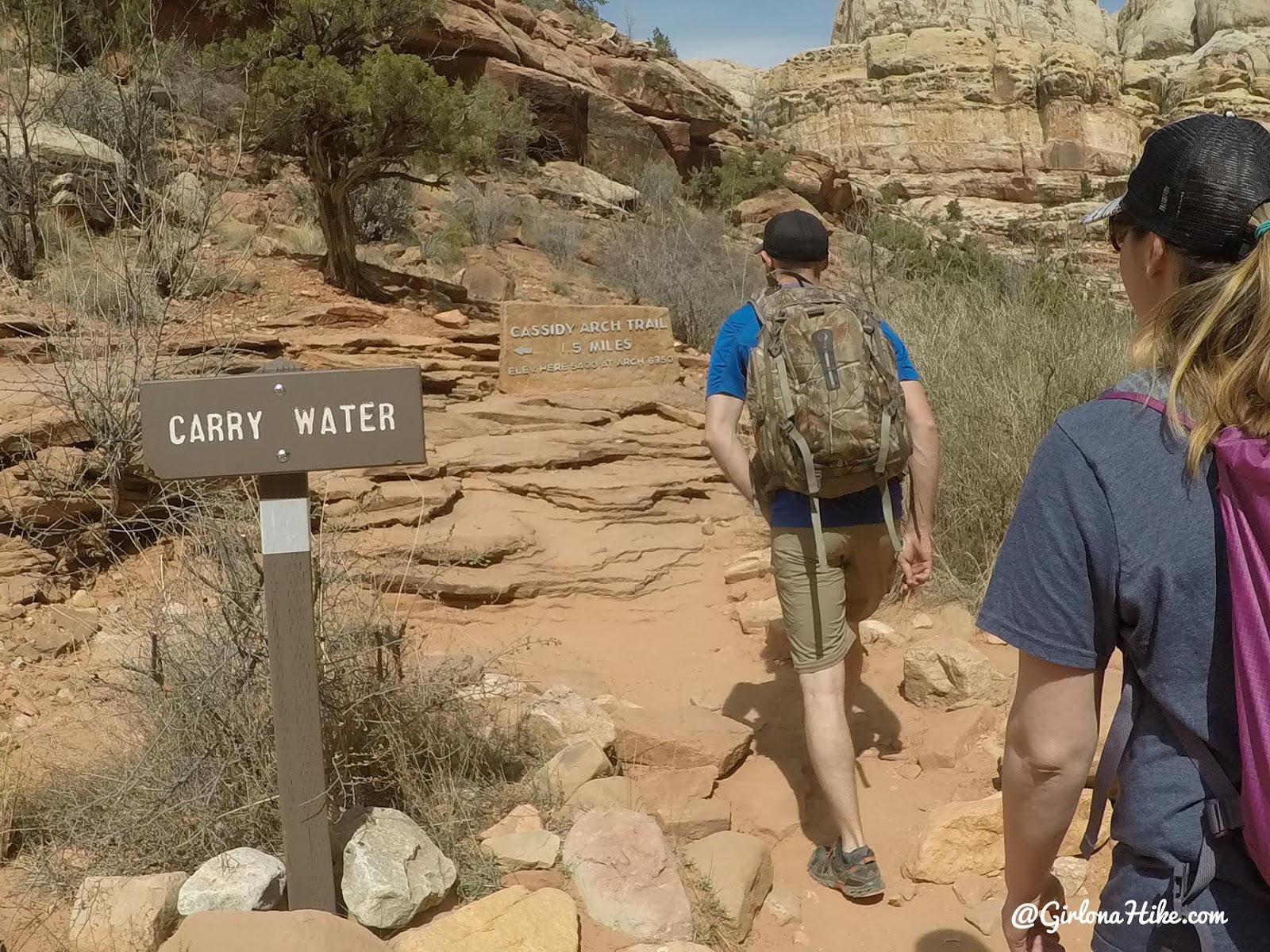 Hiking to Cassidy Arch & the Frying Pan Trail, Capitol Reef National Park