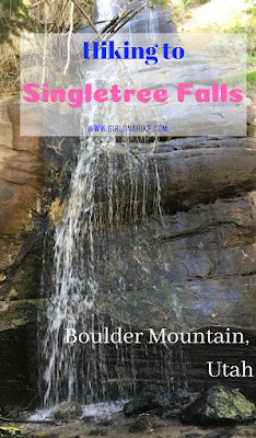 Hiking to Singletree Falls, Boulder Mountain