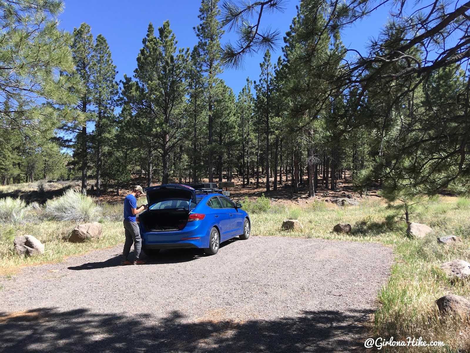 Hiking to Singletree Falls, Boulder Mountain