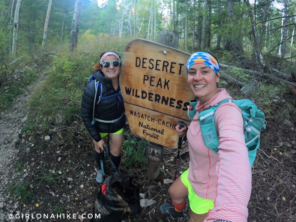 Hiking to Deseret Peak