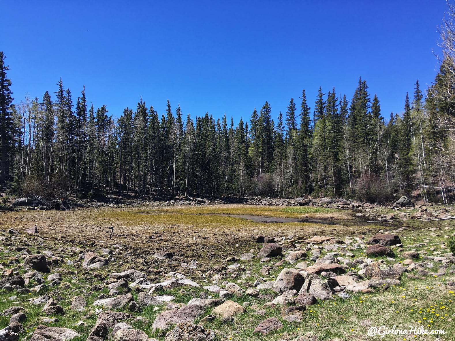 Hiking to Blind Lake, Boulder Mountain