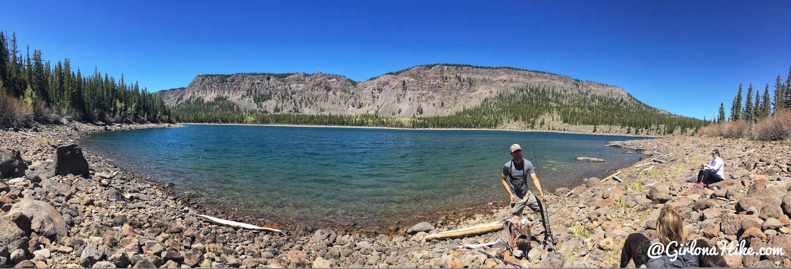 Hiking to Blind Lake, Boulder Mountain